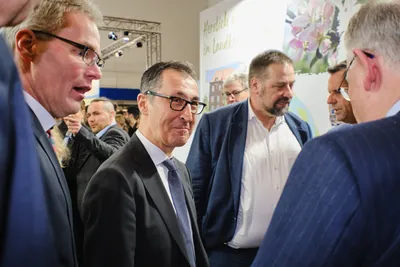 Niedersachsenabend 2025: Cem Özdemir, Holger Hennies, Olaf Lies und Hubertus Berges im Gespräch